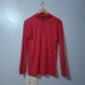 Vintage Patagonia Capilene Half Zip USA Made Sweater Pink Women's Size Medium